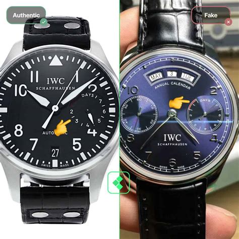 fake iwc watches|iwc watch authenticity check.